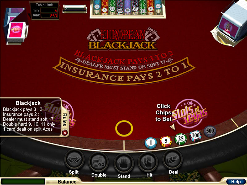 Blackjack rules chart Blackjack rules chart