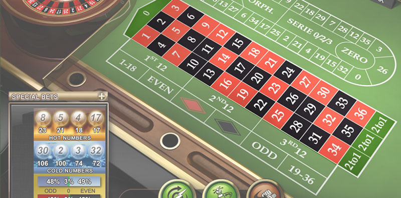 Roulette inside outside