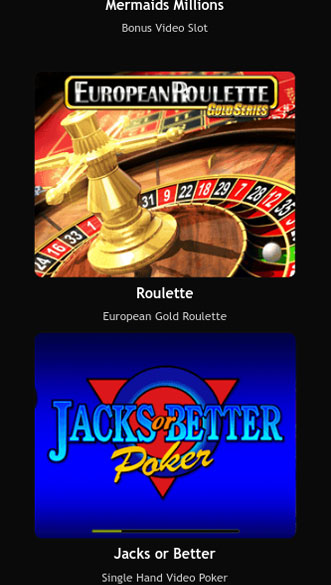  Capture d'écran de l'application d'action de casino 