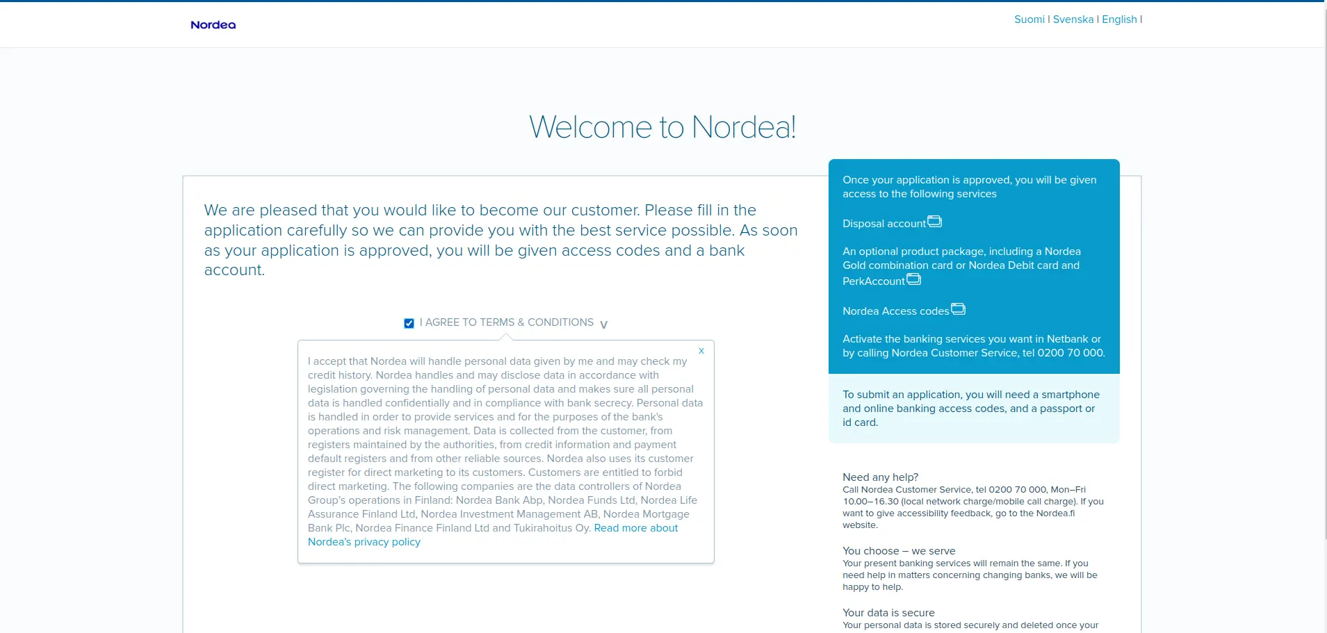 Nordea Registration Process 6