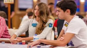 Sofia Lövgren Proceeds on Day 2 of 2016 WSOP Main Event