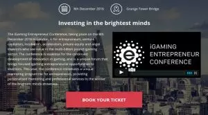 iGaming Entrepreneur Conference to Kick Off on December 8th