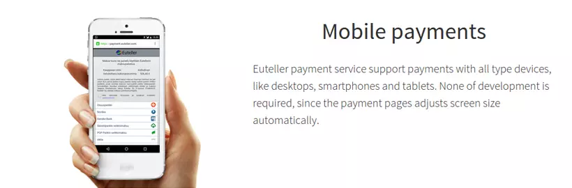 Mobile Payments via Euteller