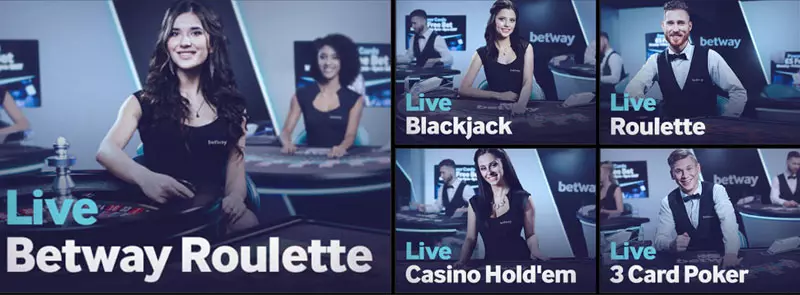 betway live casino