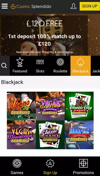 casino splendido app screenshot