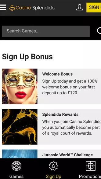 casino splendido app screenshot