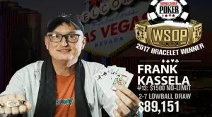 Frank Kassela Emerges as WSOP $1,500 No-Limit 2-7 Single Draw Winner