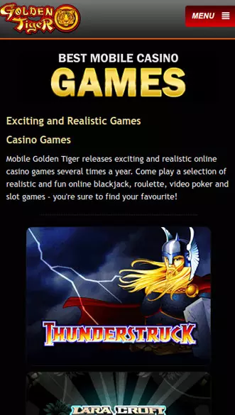 golden tiger casino app screenshot