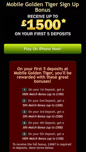 golden tiger casino app screenshot