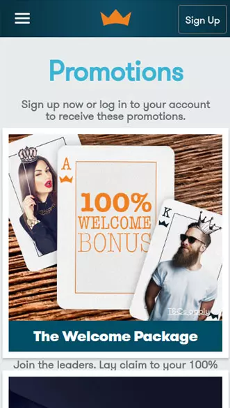 intercasino app screenshot