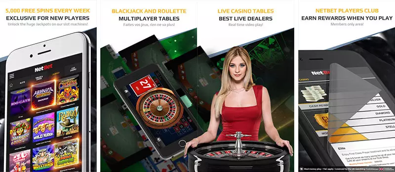 netbet casino app features