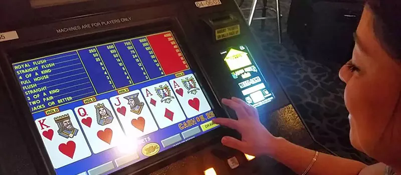 Video Poker Layout