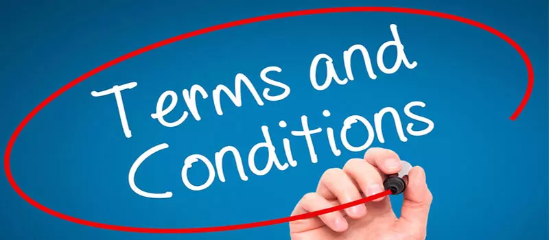 casino terms and conditions graphic