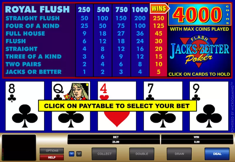 Video Poker - Play the Best Video Poker Games - 9/6