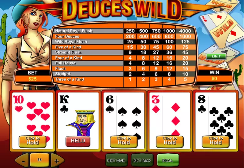 Deuces Wild screenshot