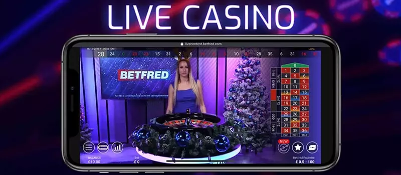 Betfred Casino app live games photo