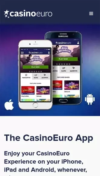 CasinoEuro app screenshot