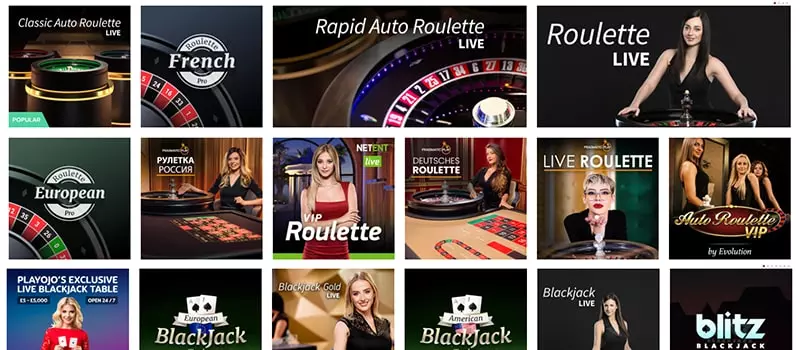 PlayOjO Casino live screenshot