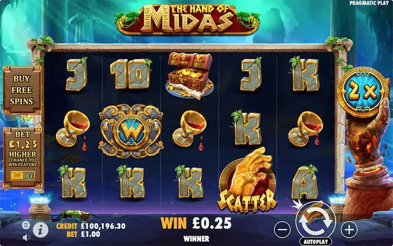 The Hand Of Midas Slot