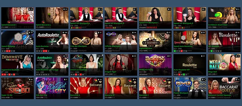 LuckLand Casino app live dealer games photo