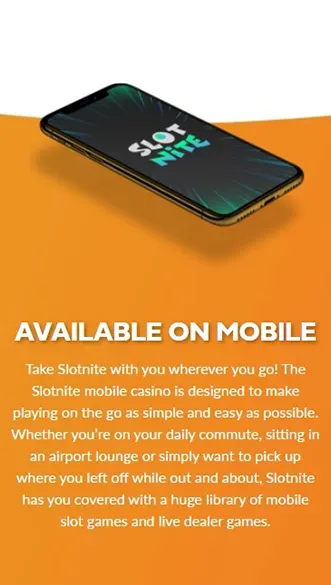 Slotnite Casino app screenshot