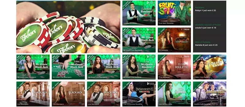 mr green casino live