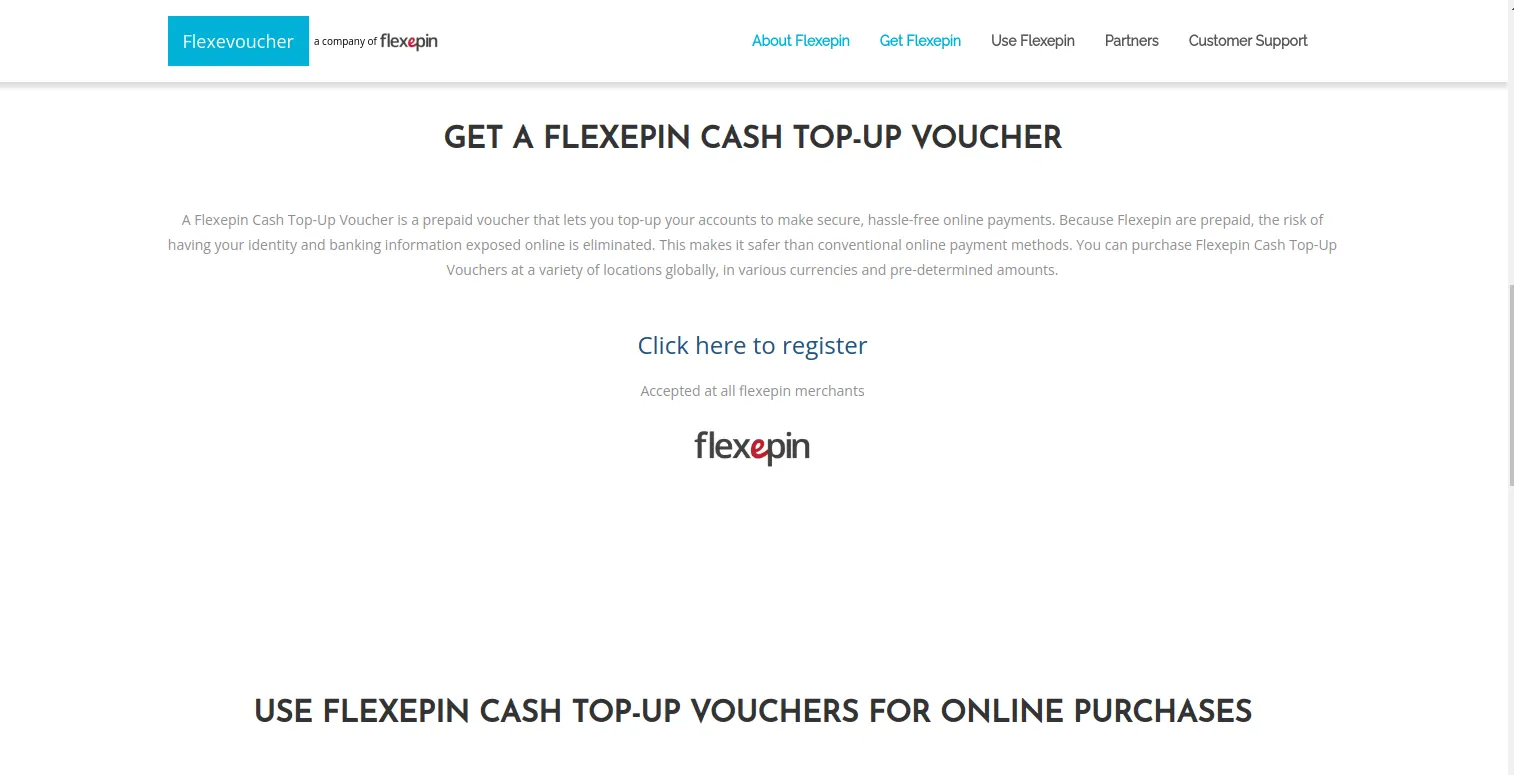 Flexepin Registration Process 2