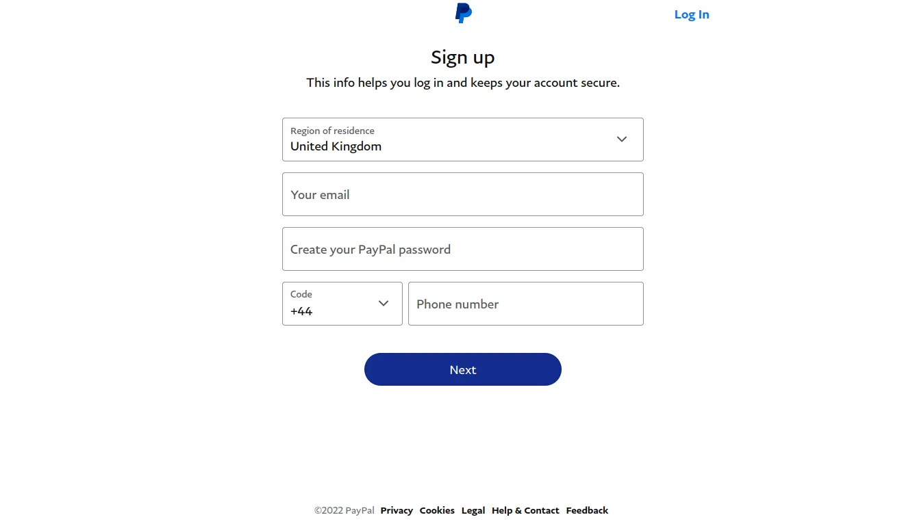 PayPal Registration Process 3