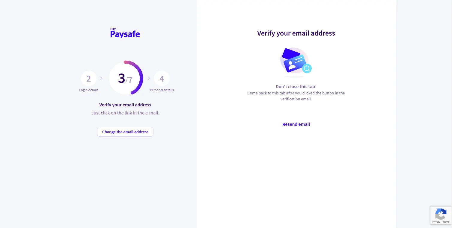 Paysafecard Registration Process 4