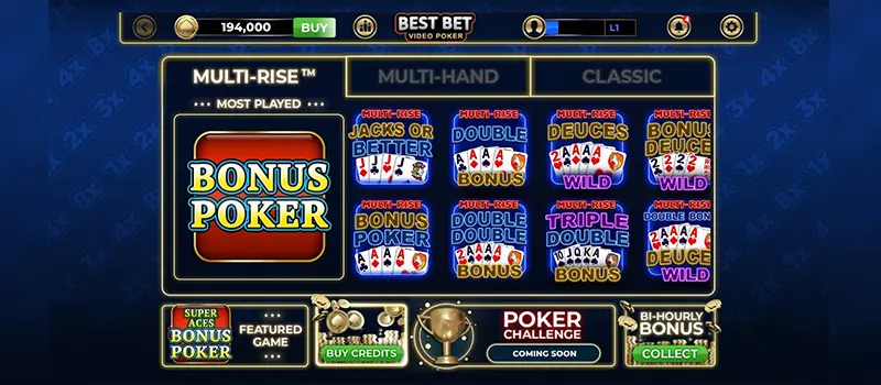 Best-Bet Video Poker