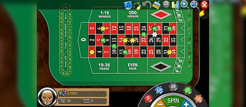 Roulette Casino Royale by TINYSOFT