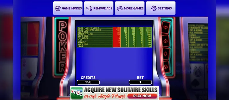 Video Poker - Casino Card Game