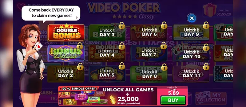 Video Poker Games Casino Club new games