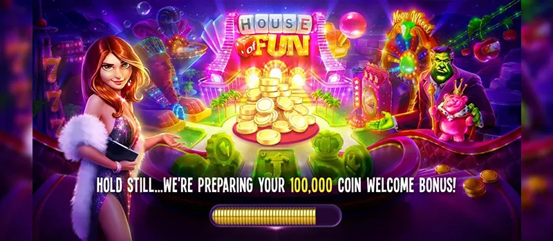 House of Fun welcome bonus