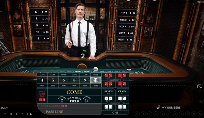 Live Craps by Evolution Gaming