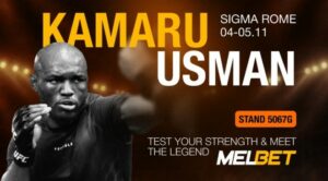 Kamaru Usman to Highlight MelBet’s Presence at SiGMA Central Europe 2025 in Rome