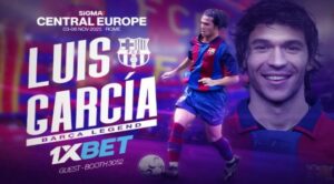 1xBet to Welcome Football Icon Luis García at SiGMA Central Europe 2025 in Rome