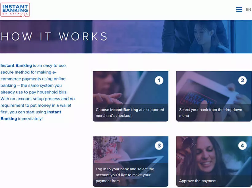 How Citadel Instant Banking Works