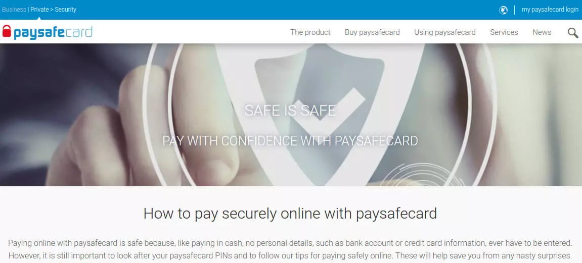 paysafecard security